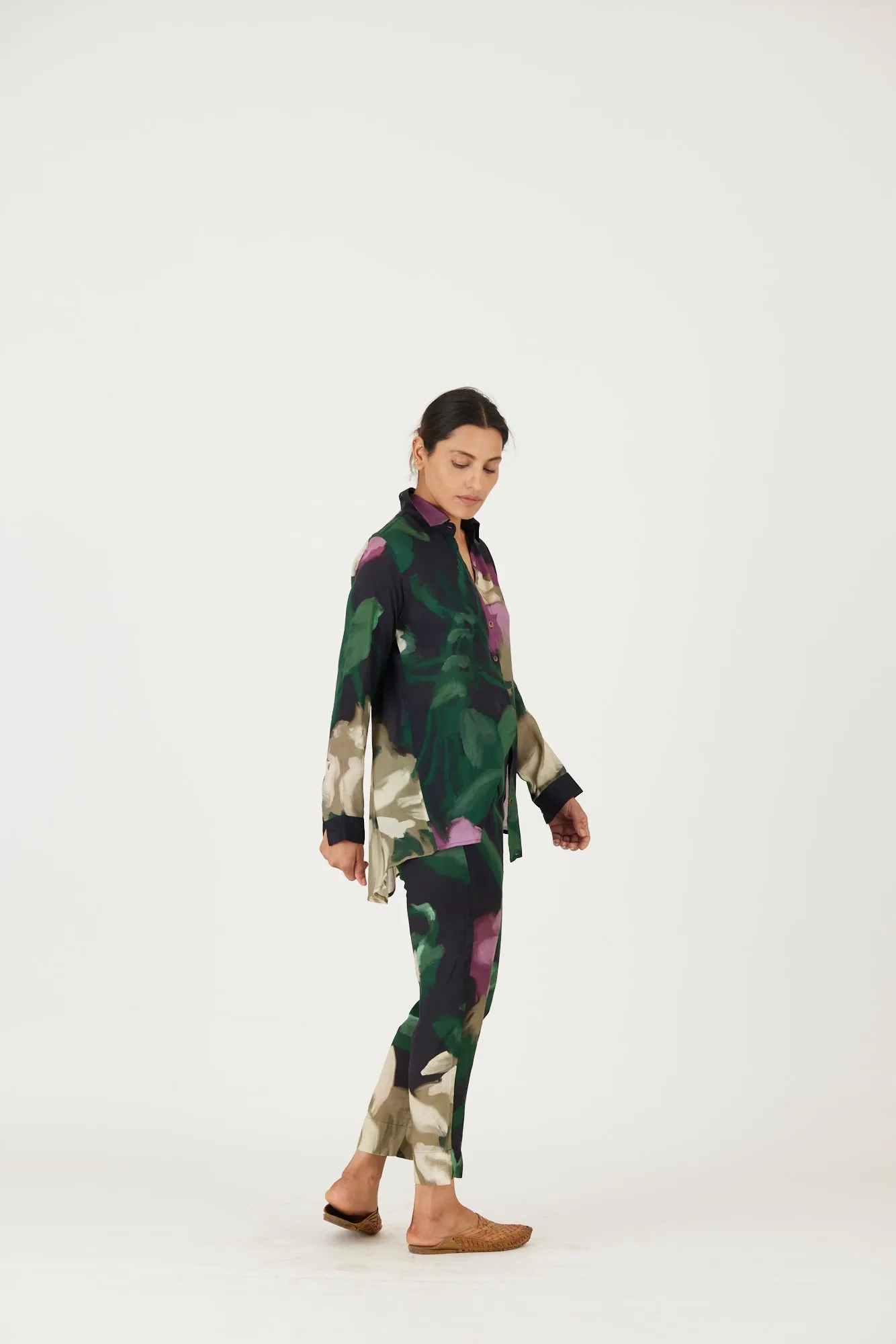 New Season Fall 24/Summer 25-Coord Set-Cotton Silk-Sara Green-YAMLS26-Fashion Edit Yam