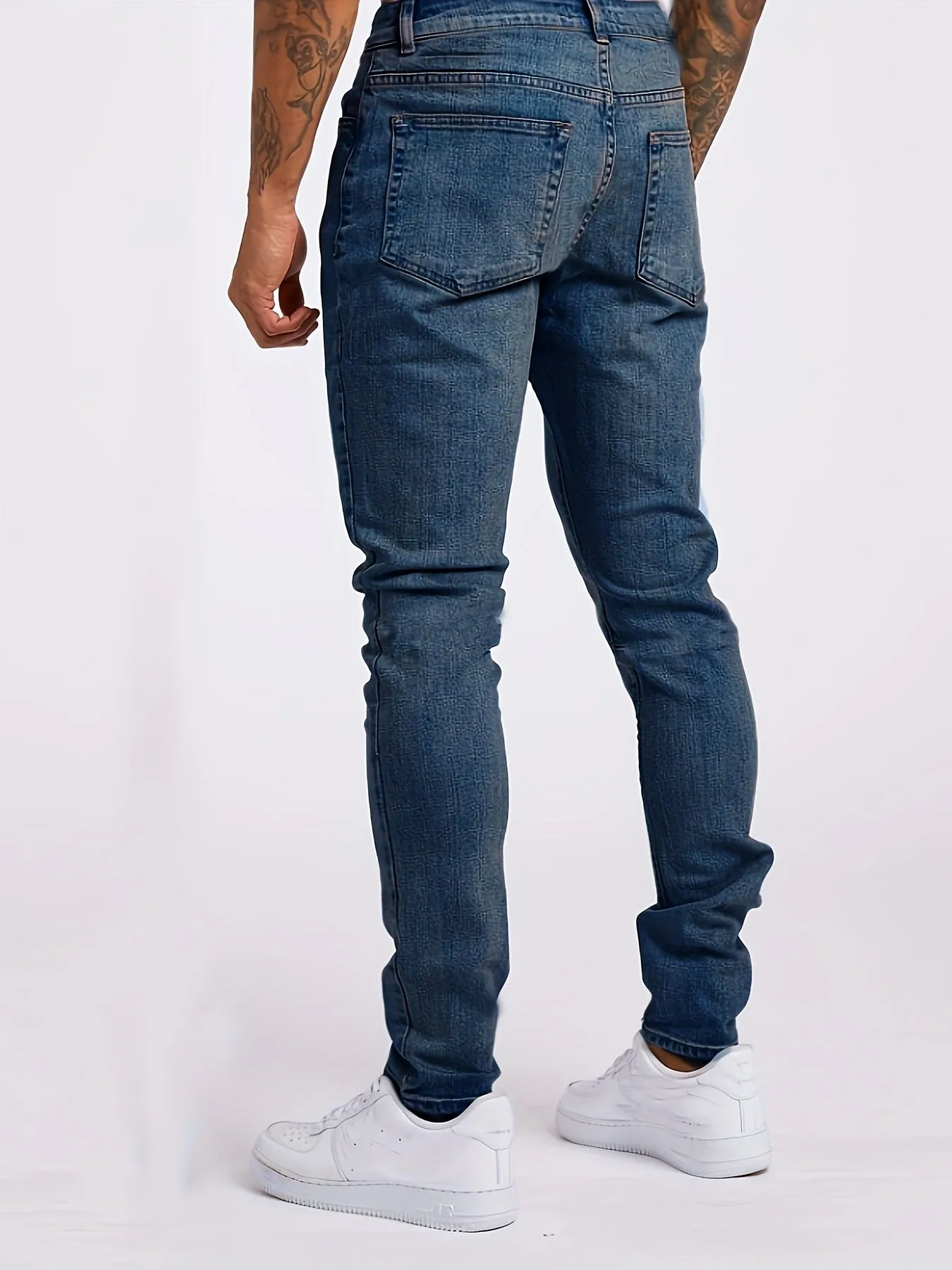 New Slim Fit Men's Jeans Skinny Pants