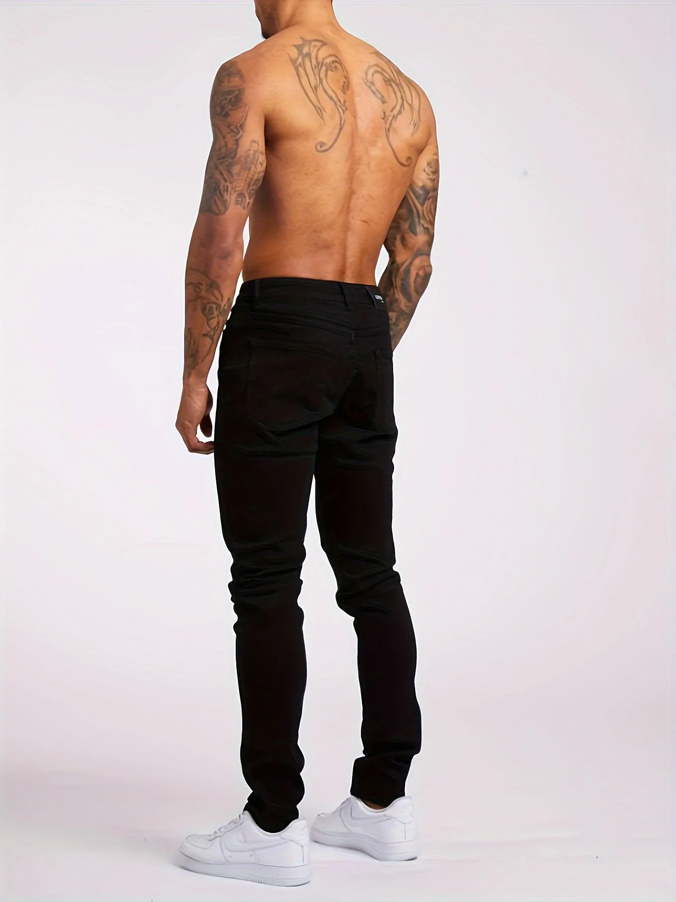 New Slim Fit Men's Jeans Skinny Pants
