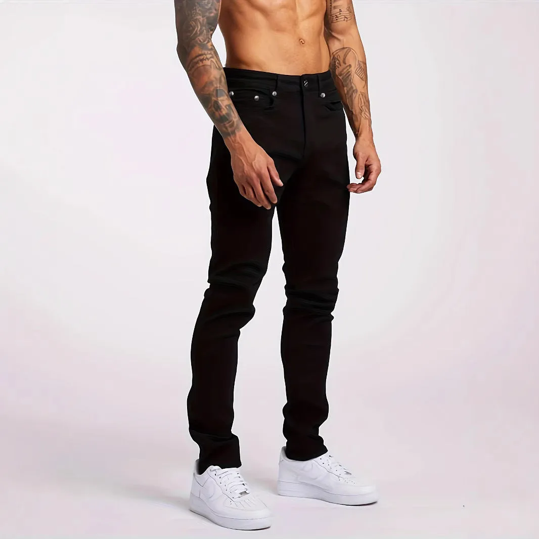 New Slim Fit Men's Jeans Skinny Pants