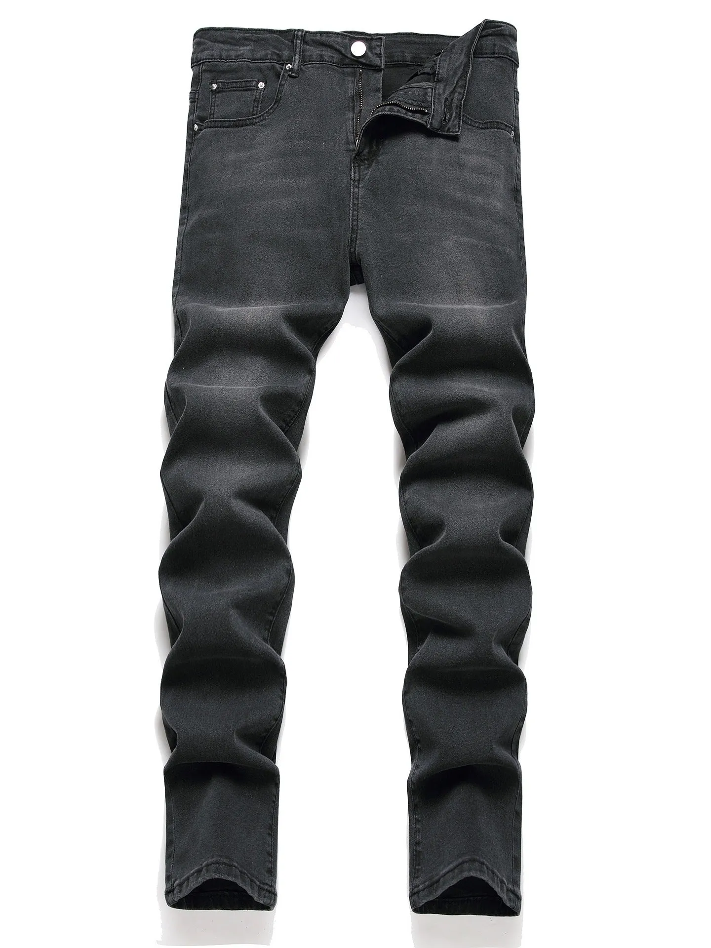 New Slim Fit Men's Jeans Skinny Pants