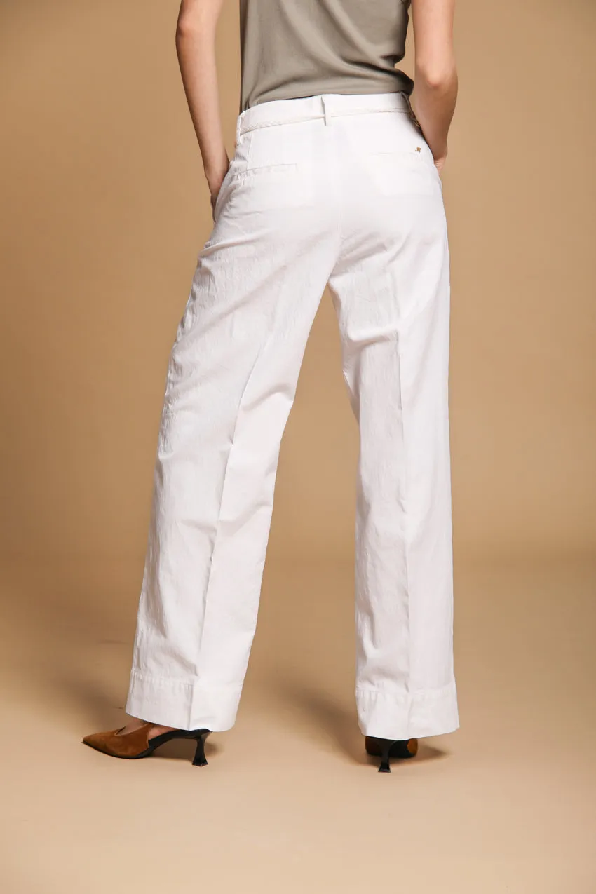 New York Studio women's Chino pants in cotton-linen twill Relaxed fit
