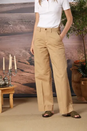 New York Studio women's Chino Pants in cotton twill Relaxed fit