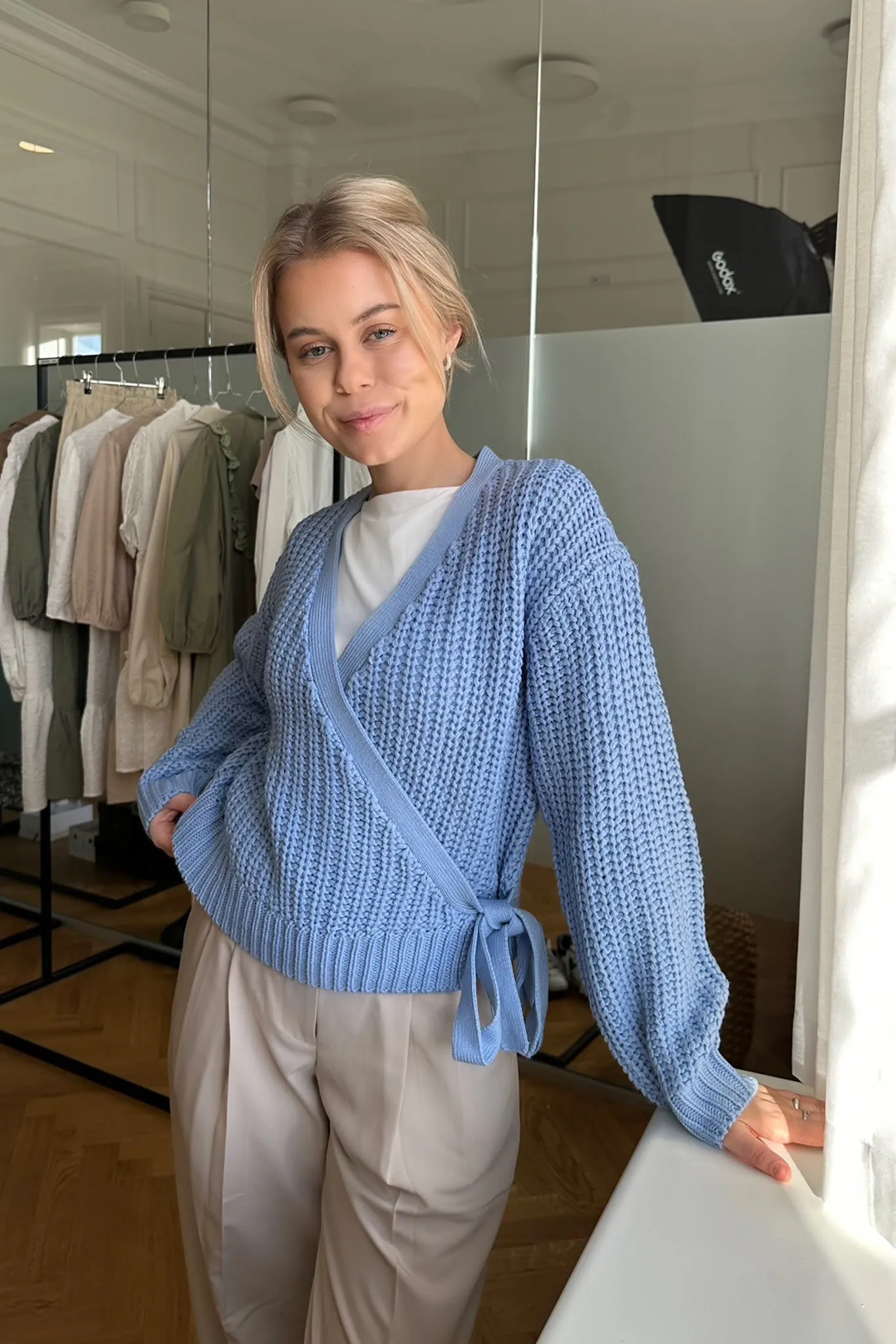 NMBarley Cardigan - Blå