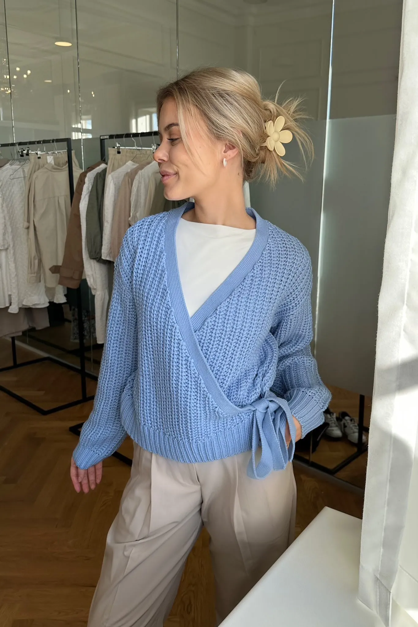 NMBarley Cardigan - Blå