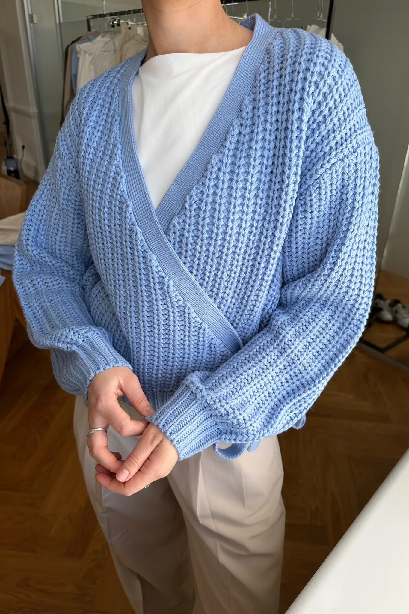 NMBarley Cardigan - Blå