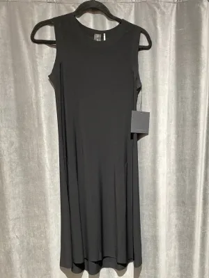 Norma Kamali Black Stretch Sleeveless Swing Dress