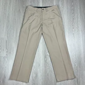 Oakley Mens Beige Chinos Size 36