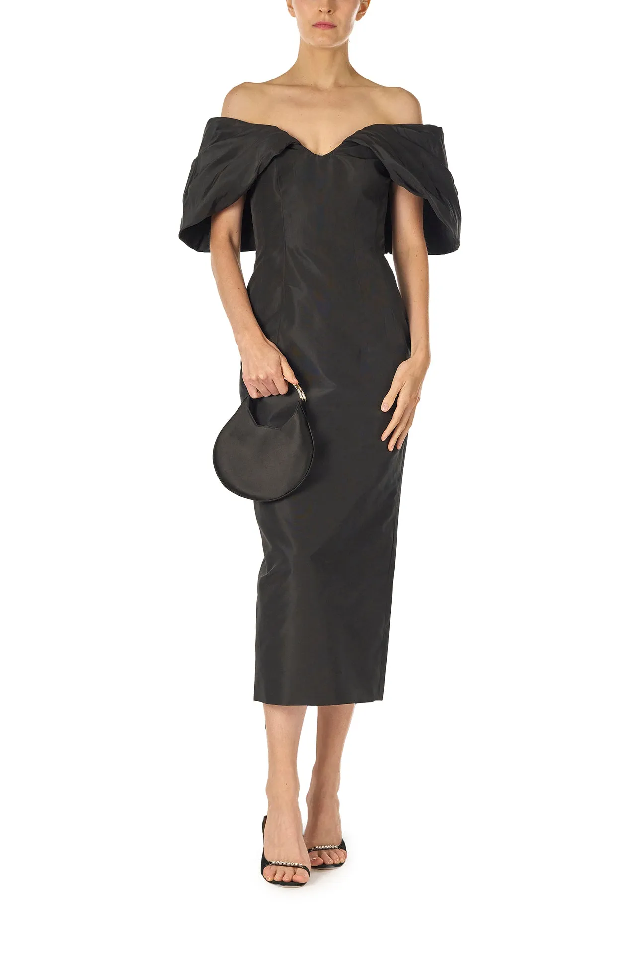Off-The-Shoulder Column Dress