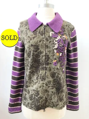 Oilily Wool Zipped Cardigan Size M