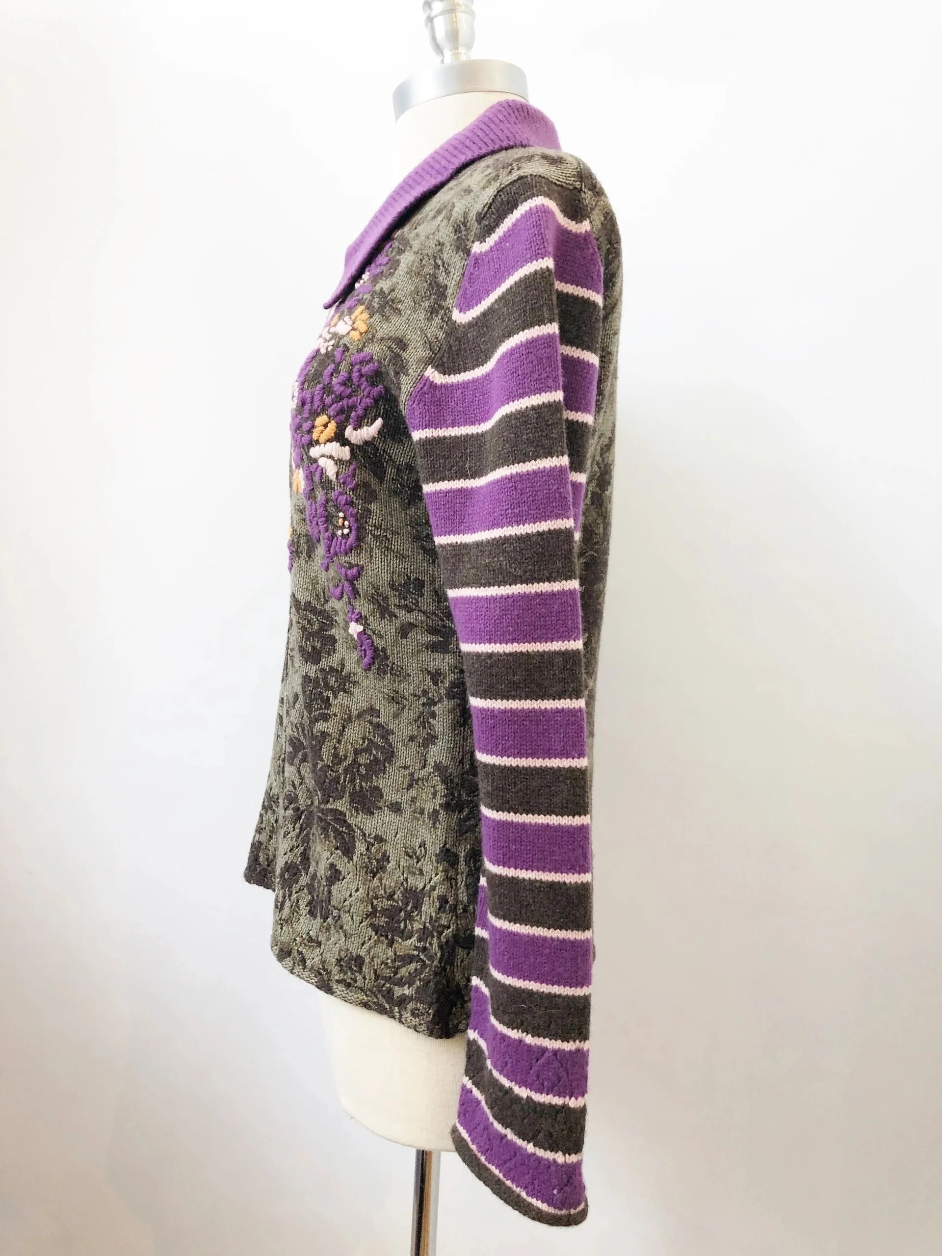 Oilily Wool Zipped Cardigan Size M