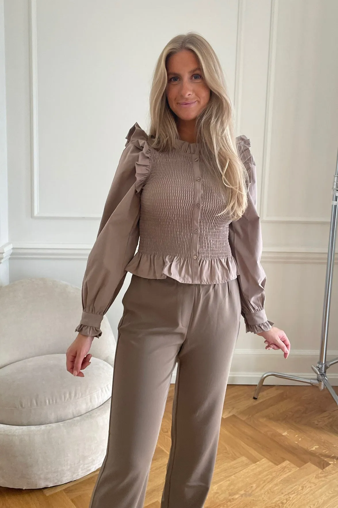 ONLAspen Smock Bluse - Beige