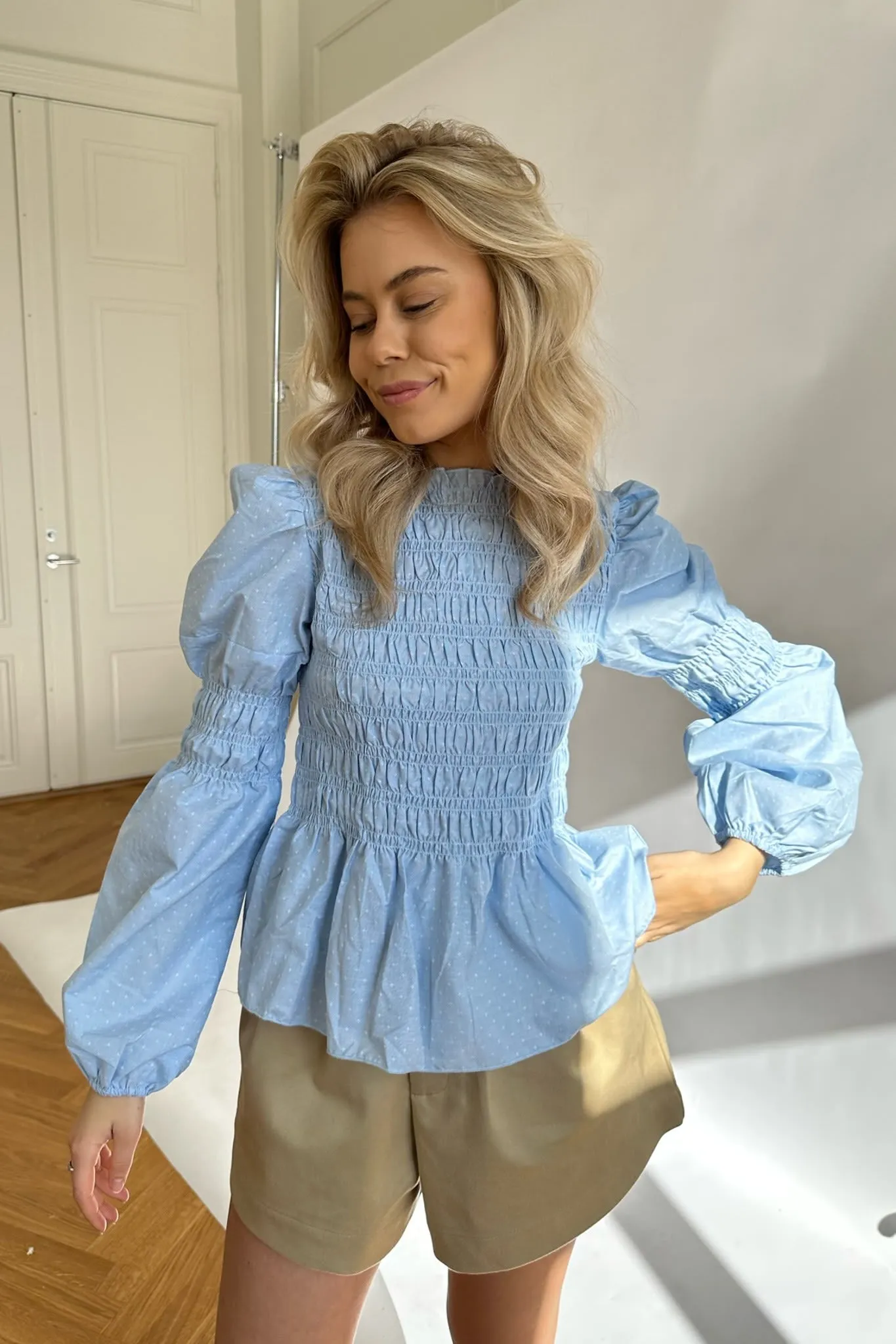 ONLGwenda Top - Cashmere Blå