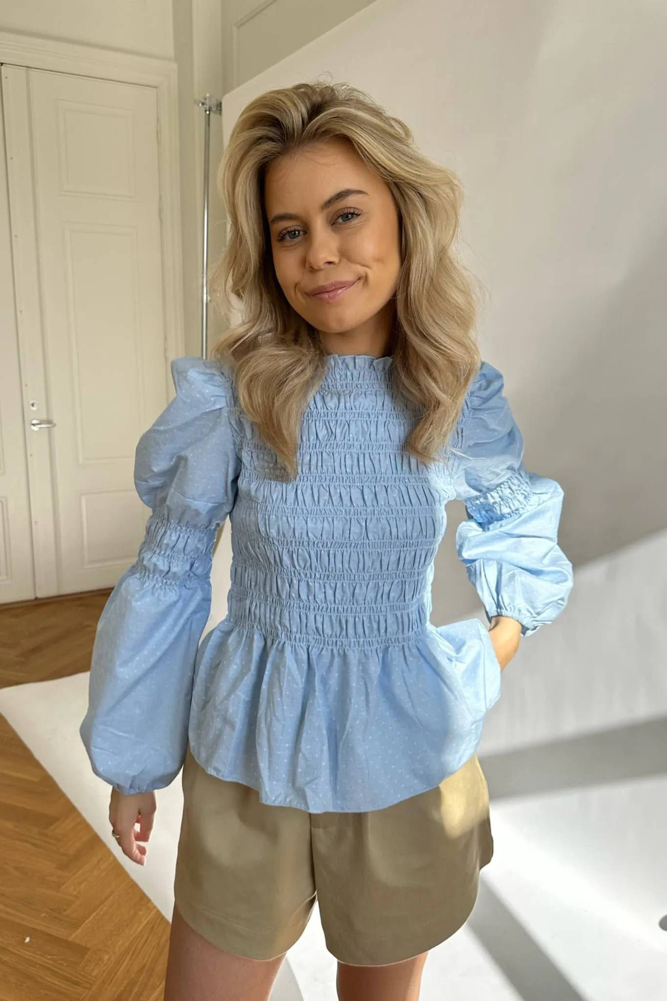 ONLGwenda Top - Cashmere Blå