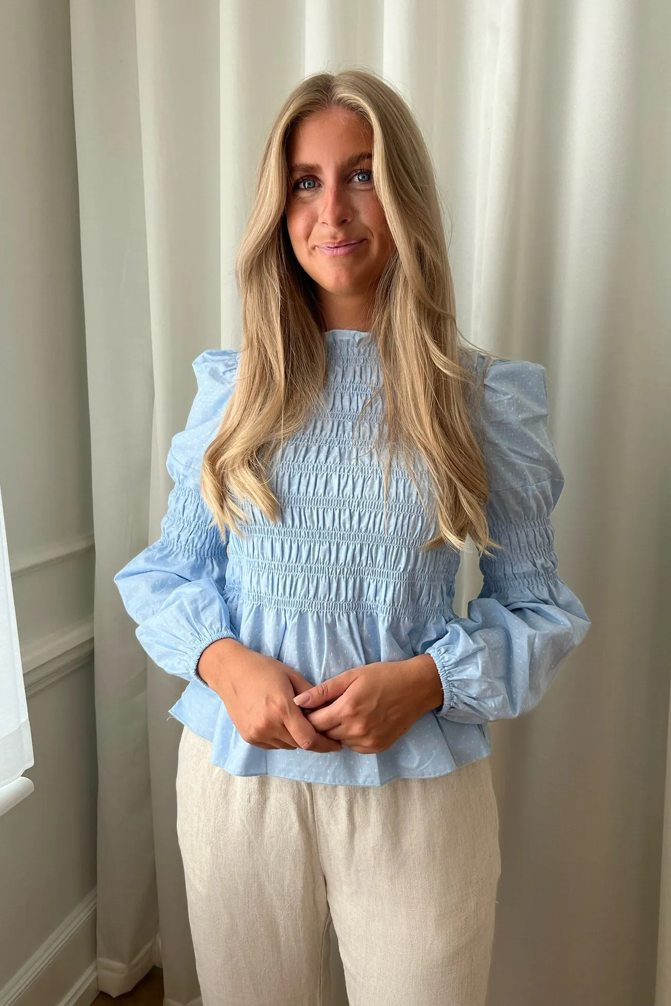 ONLGwenda Top - Cashmere Blå