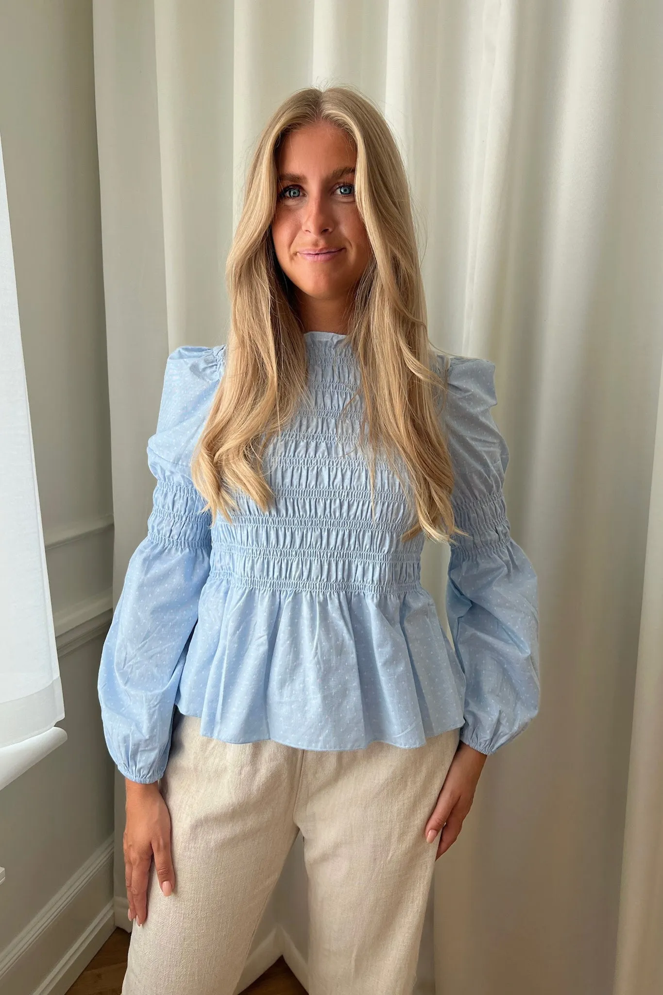 ONLGwenda Top - Cashmere Blå