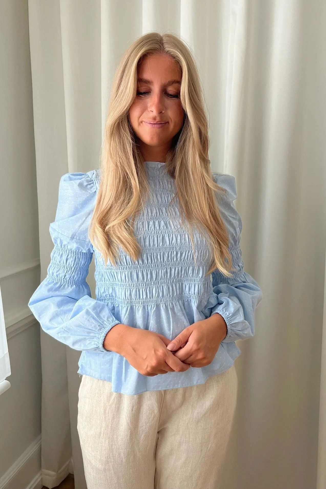 ONLGwenda Top - Cashmere Blå