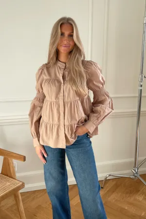 ONLJohane Katy Skjorte - Beige