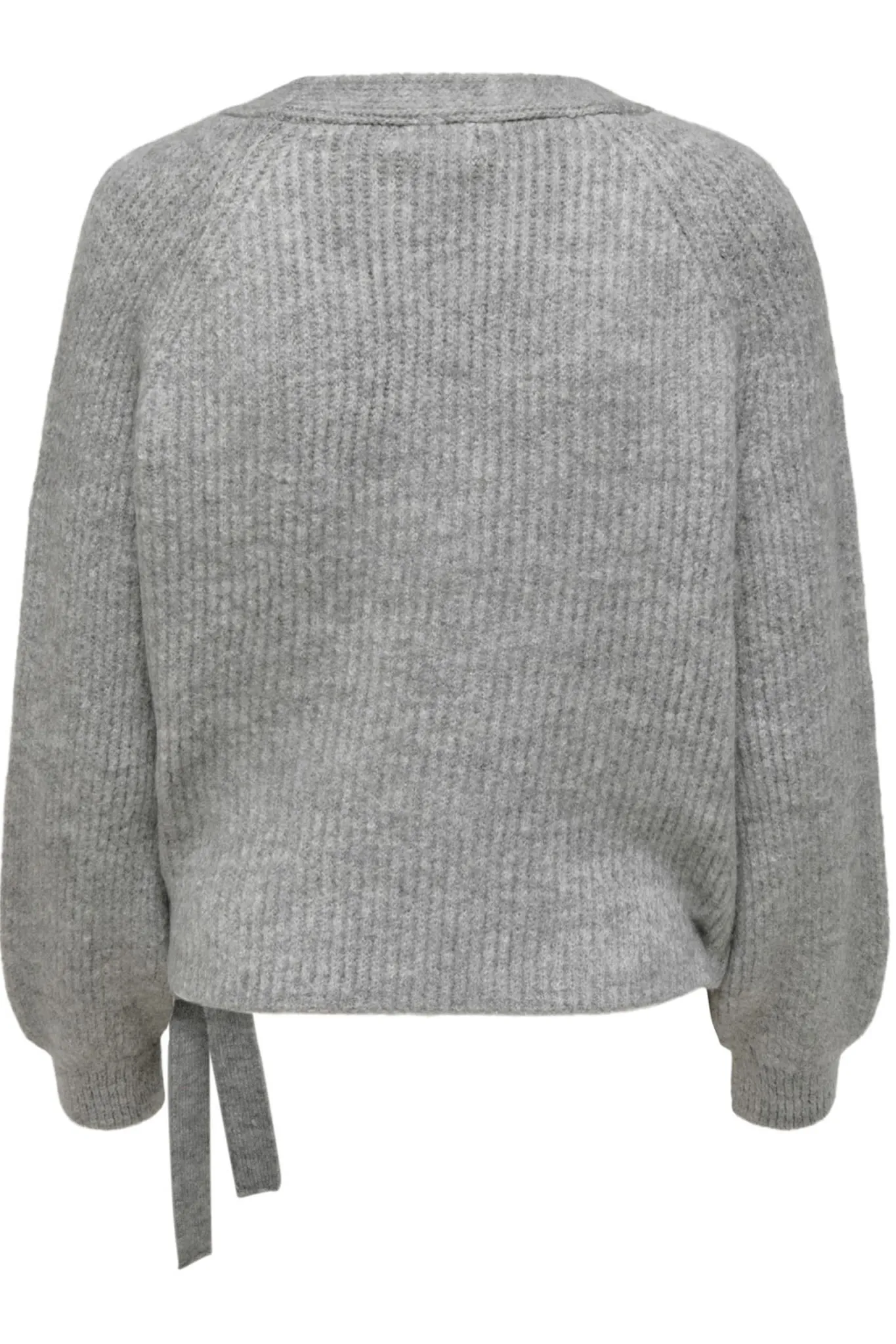 ONLMia Slå Om Cardigan - Lysegrå
