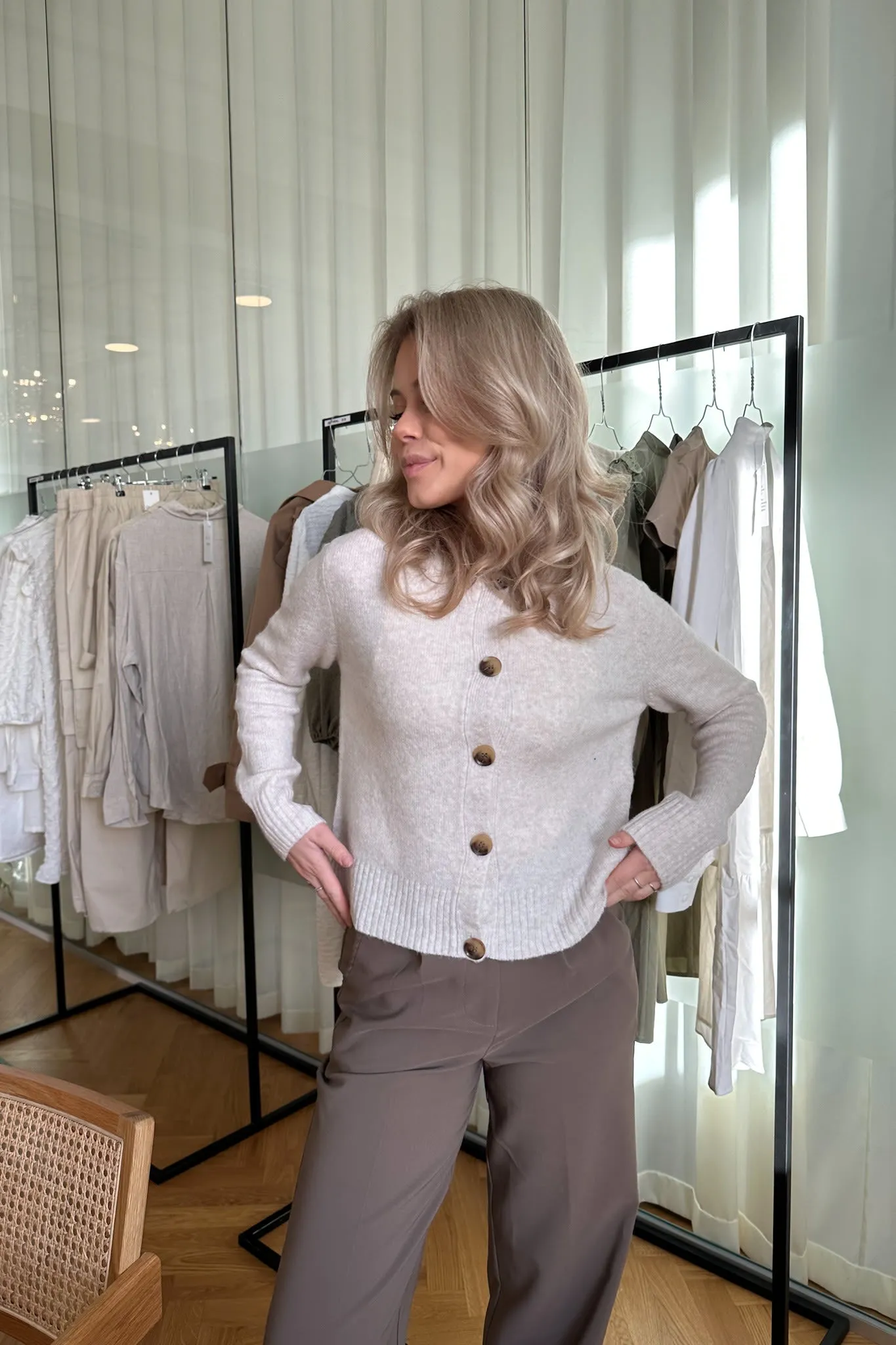 ONLRonja Cardigan - Beige