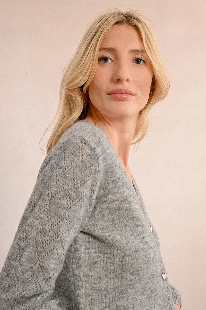 OPENWORK KNIT VEST
