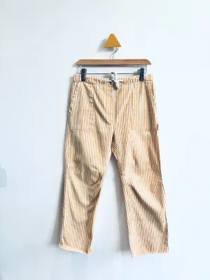 Organic Cotton Striped Pants // 9-10Y