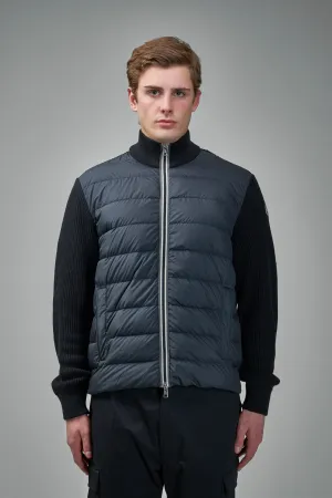 Padded Wool Cardigan