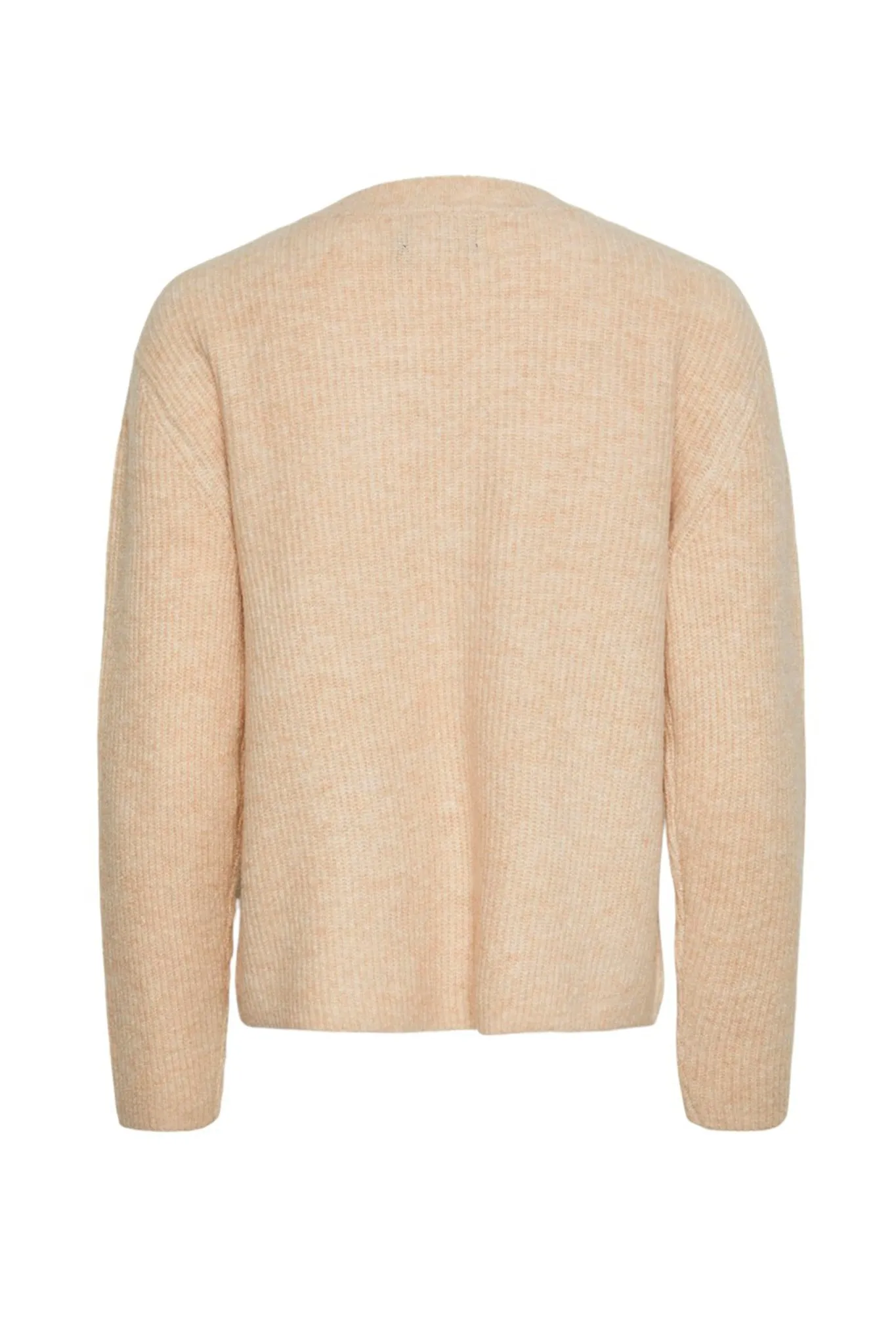 PCSilly Cardigan - Hvid Beige Meleret