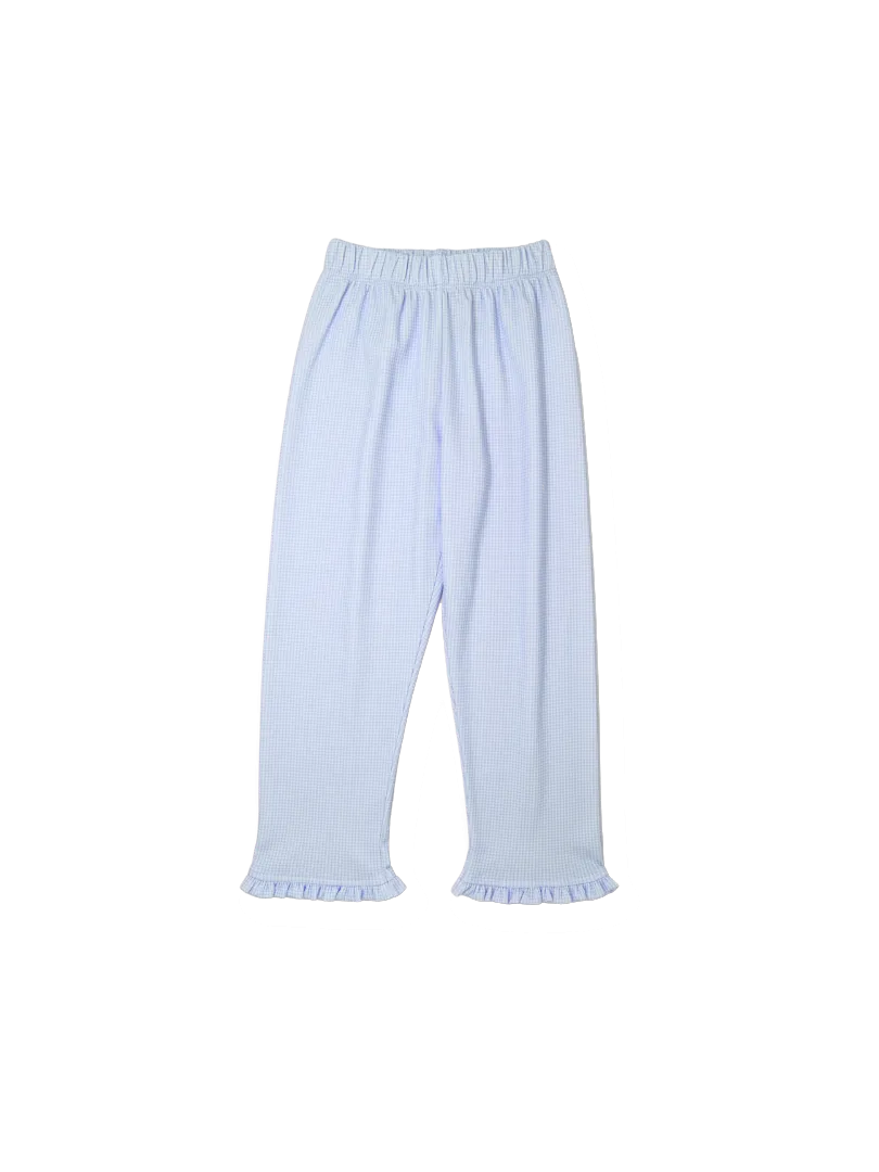 Perfect Match Pant - Blue Minigingham