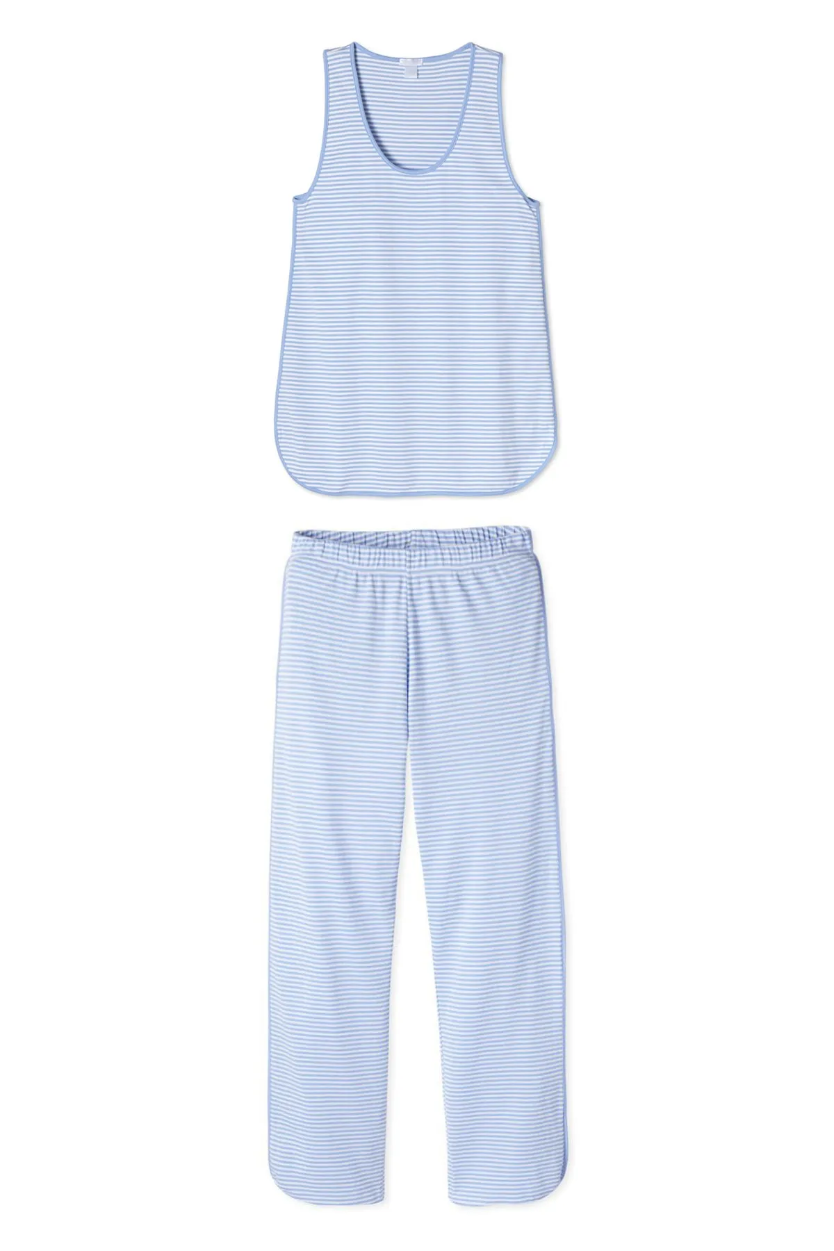 Pima Tank-Long Set in Hydrangea