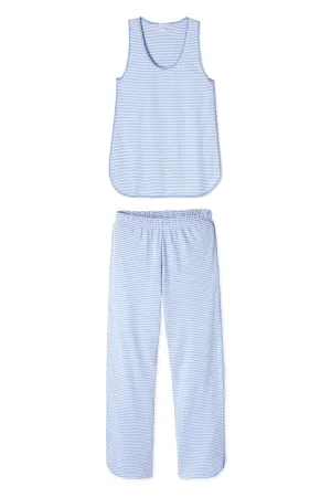 Pima Tank-Long Set in Hydrangea
