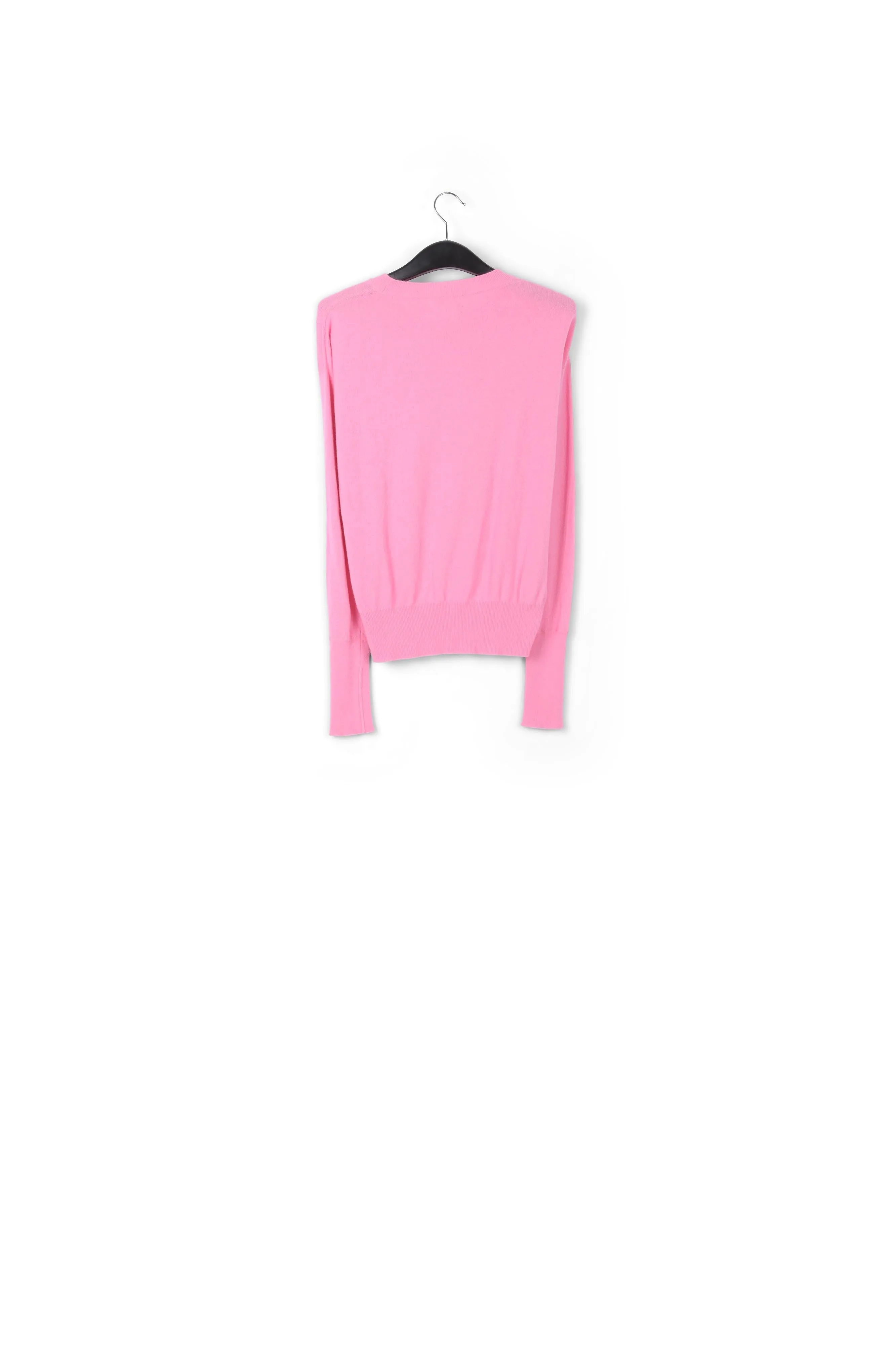 Pink merino wool blend sweater