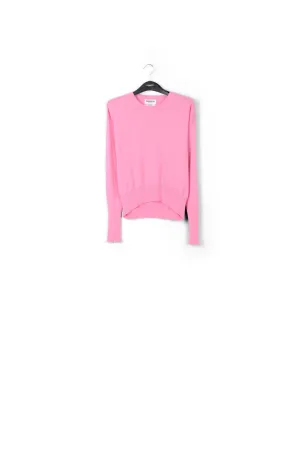 Pink merino wool blend sweater