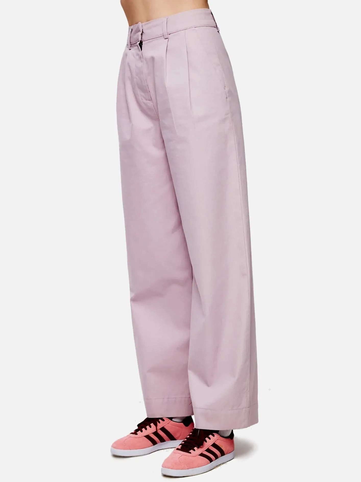 Pleated Pants - Lilac