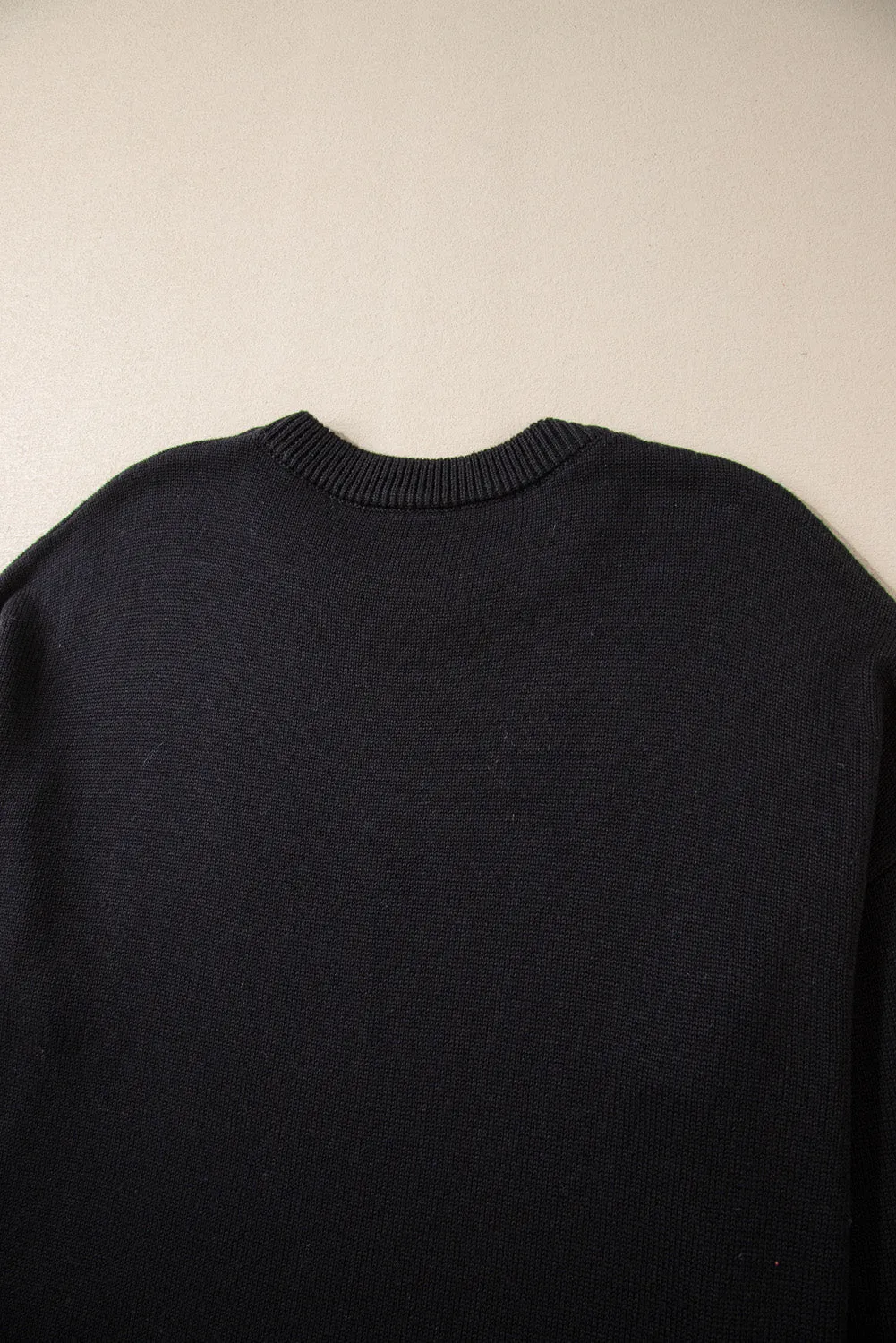 Plus Size Pumpkin Pattern Sweater