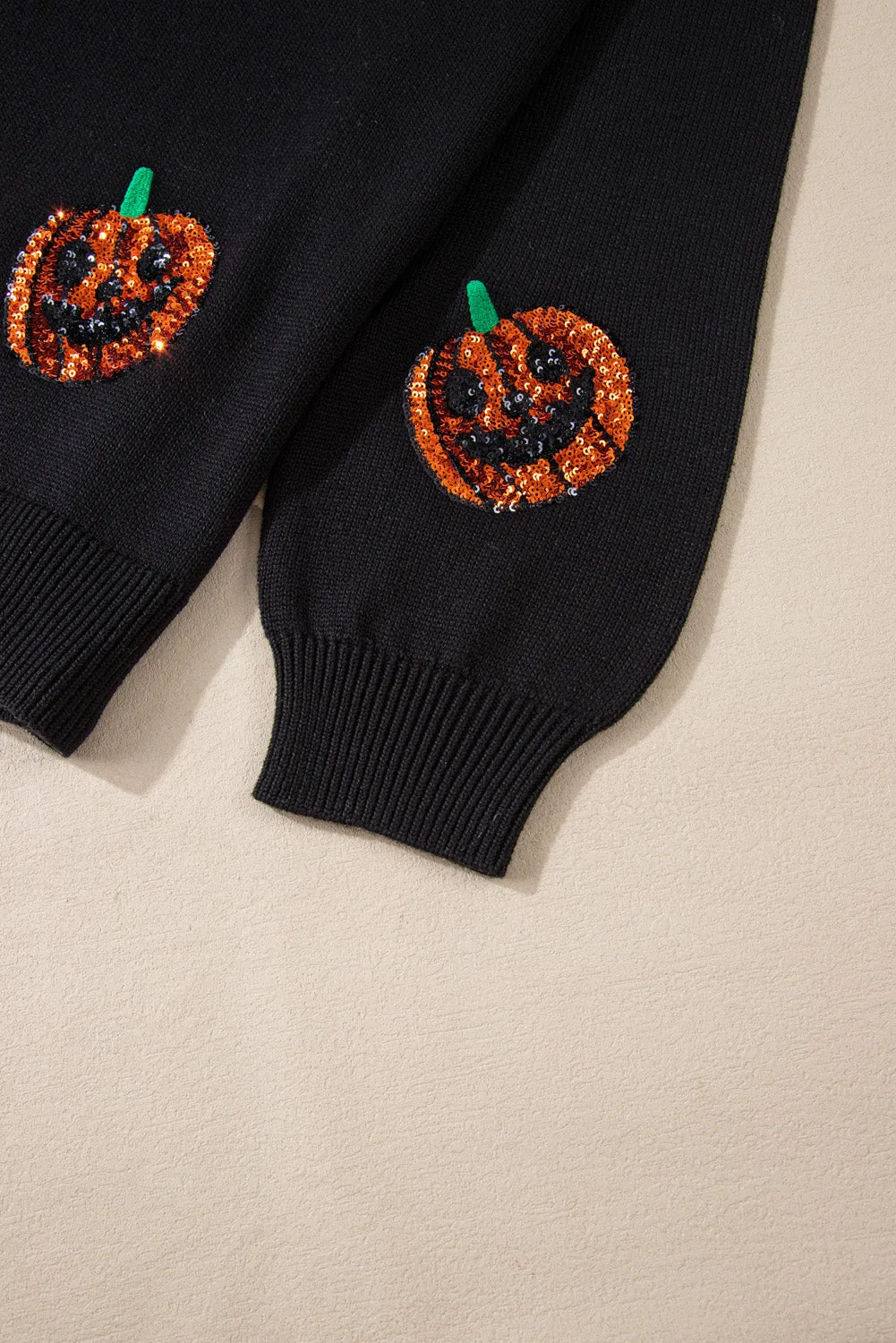 Plus Size Pumpkin Pattern Sweater