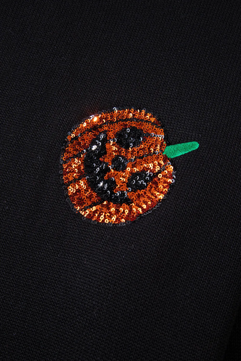 Plus Size Pumpkin Pattern Sweater