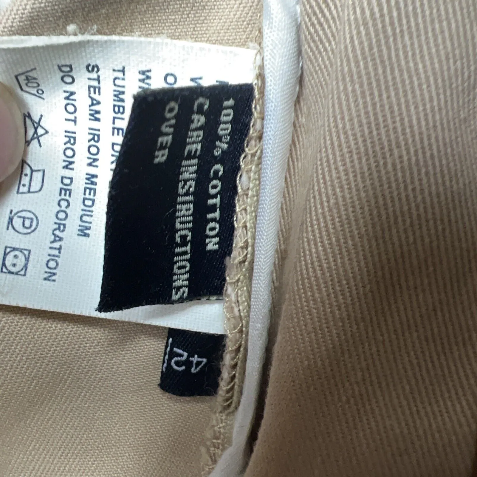 POLO By Ralph Lauren Mens Beige Chinos Size 42