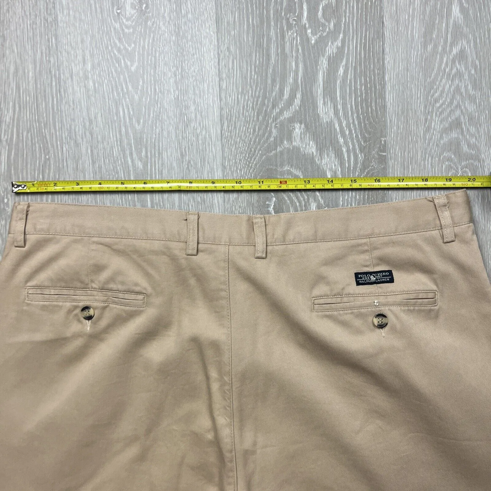 POLO By Ralph Lauren Mens Beige Chinos Size 42