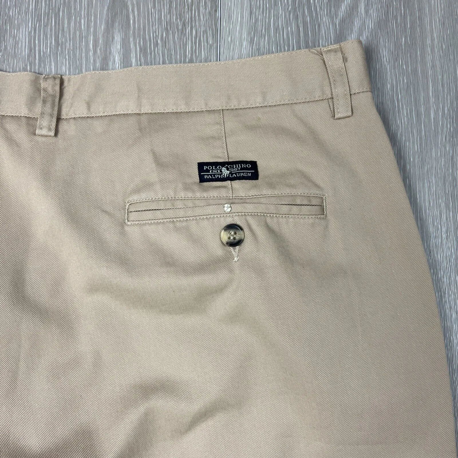 POLO By Ralph Lauren Mens Beige Chinos Size 42