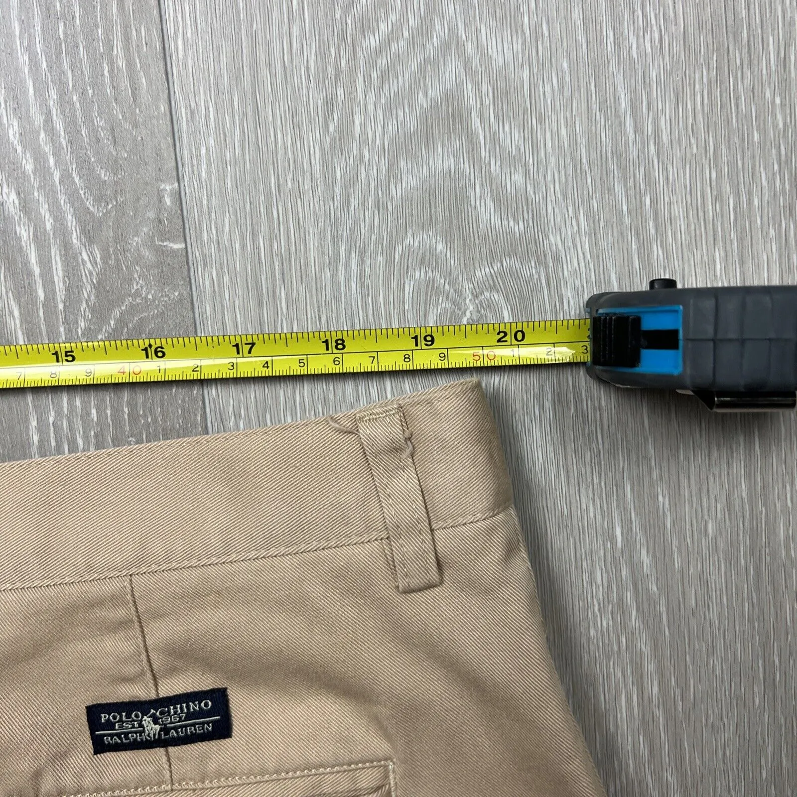 POLO By Ralph Lauren Mens Beige Chinos Size 42