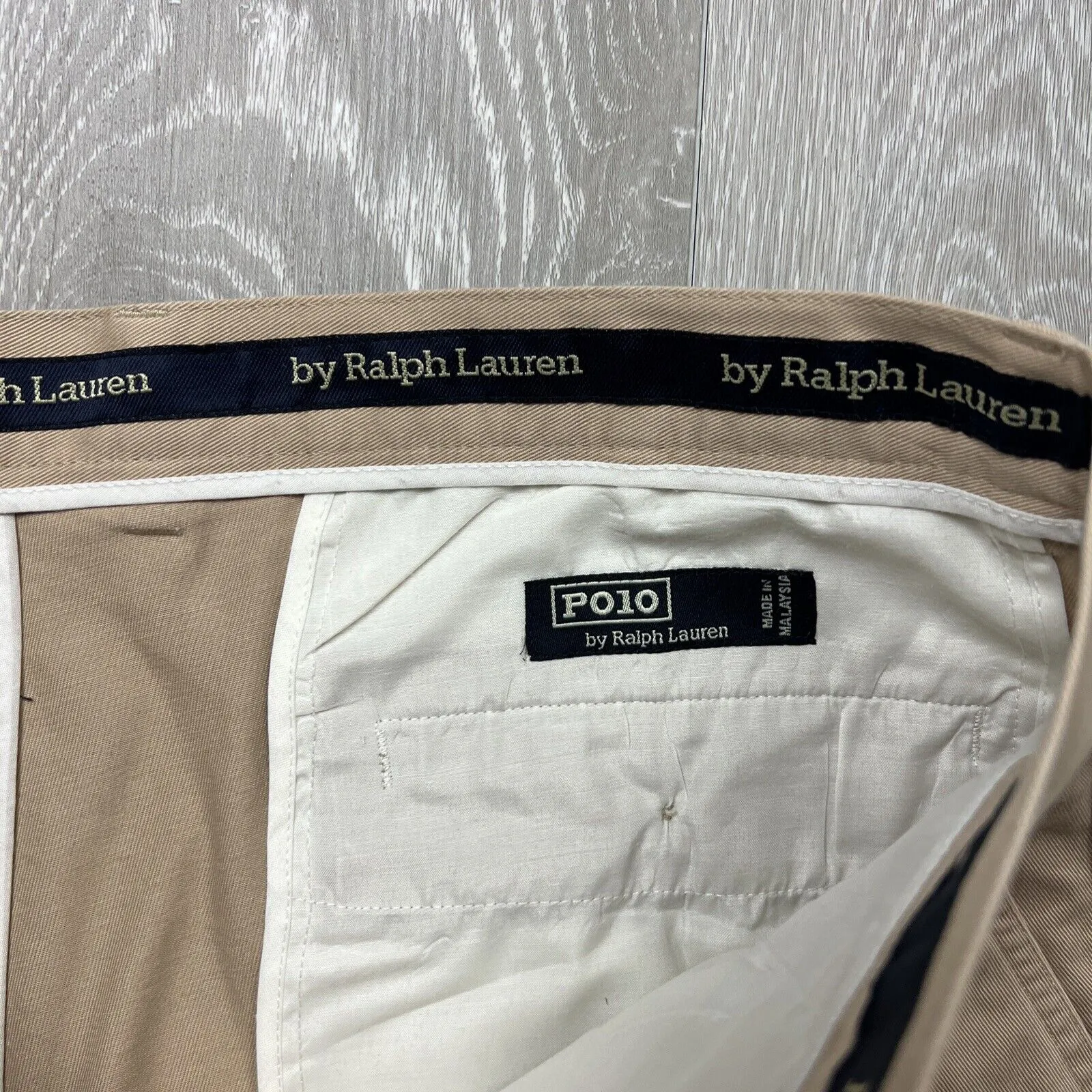 POLO By Ralph Lauren Mens Beige Chinos Size 42