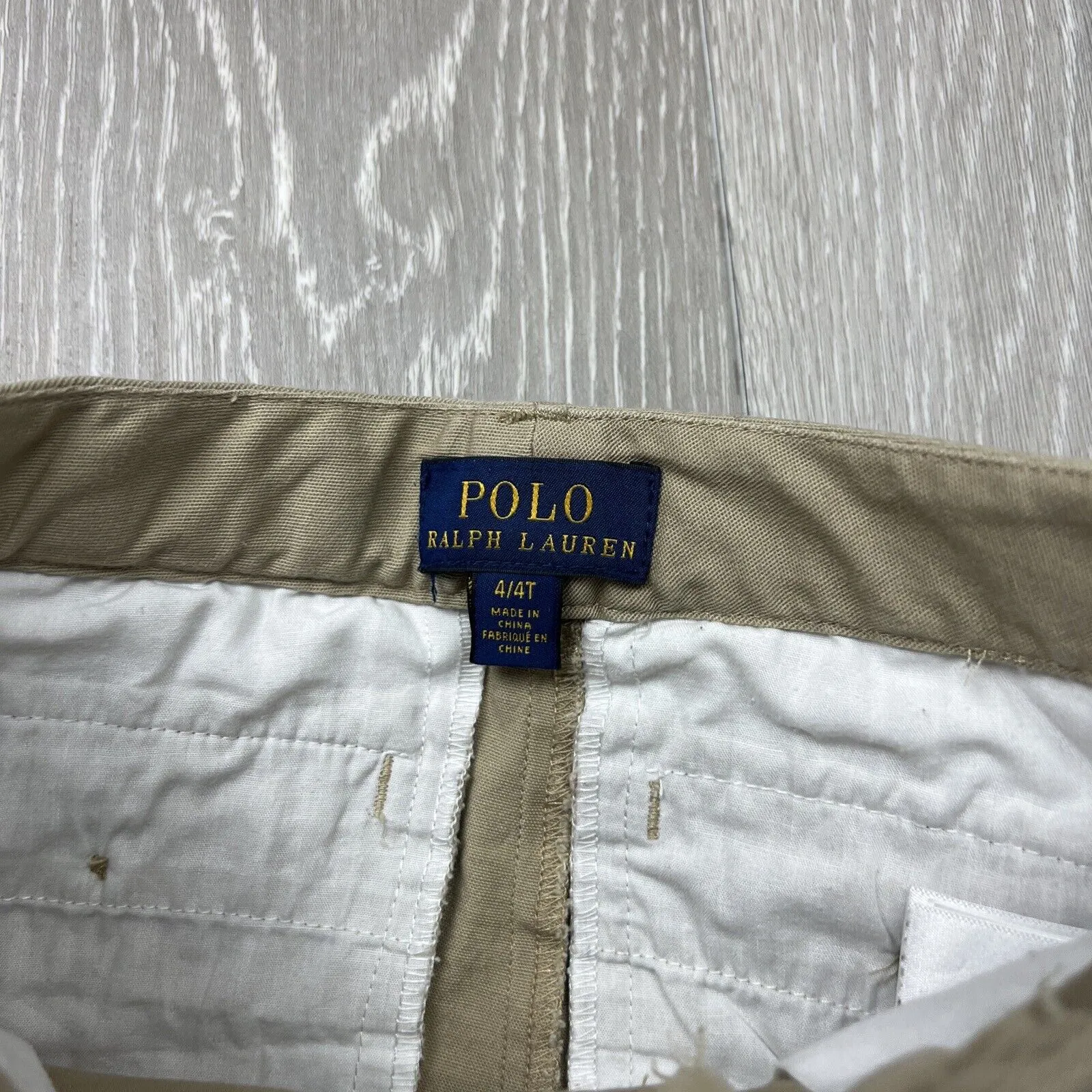 Polo Ralph Lauren Boys Beige Chinos Size 4 Years