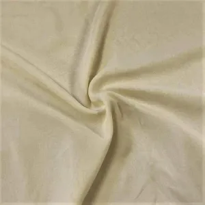 Polyester Soft Light Weight, Sheer, See Through Chiffon Fabric Sold By The Yard. Champagne