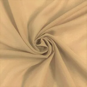 Polyester Soft Light Weight, Sheer, See Through Chiffon Fabric Sold By The Yard. Gold