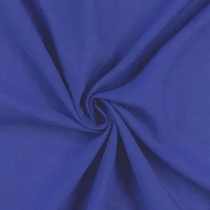 Polyester Soft Light Weight, Sheer, See Through Chiffon Fabric Sold By The Yard. Royal Blue