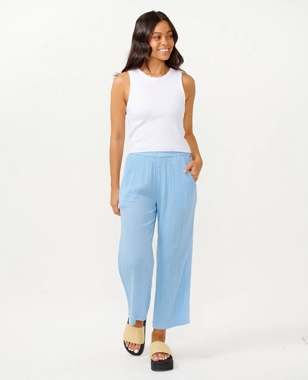 PREMIUM SURF BEACH PANT - MID BLUE