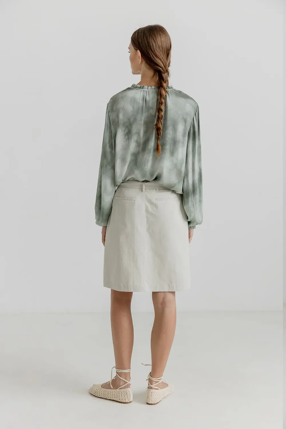 Project AJ117 Rosita Sage Blouse