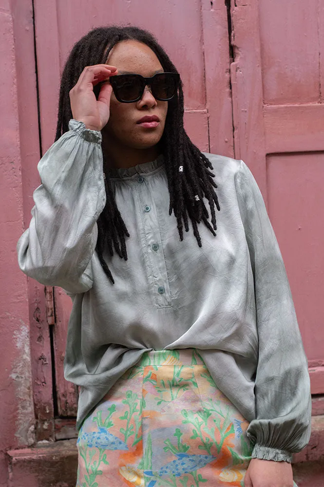 Project AJ117 Rosita Sage Blouse