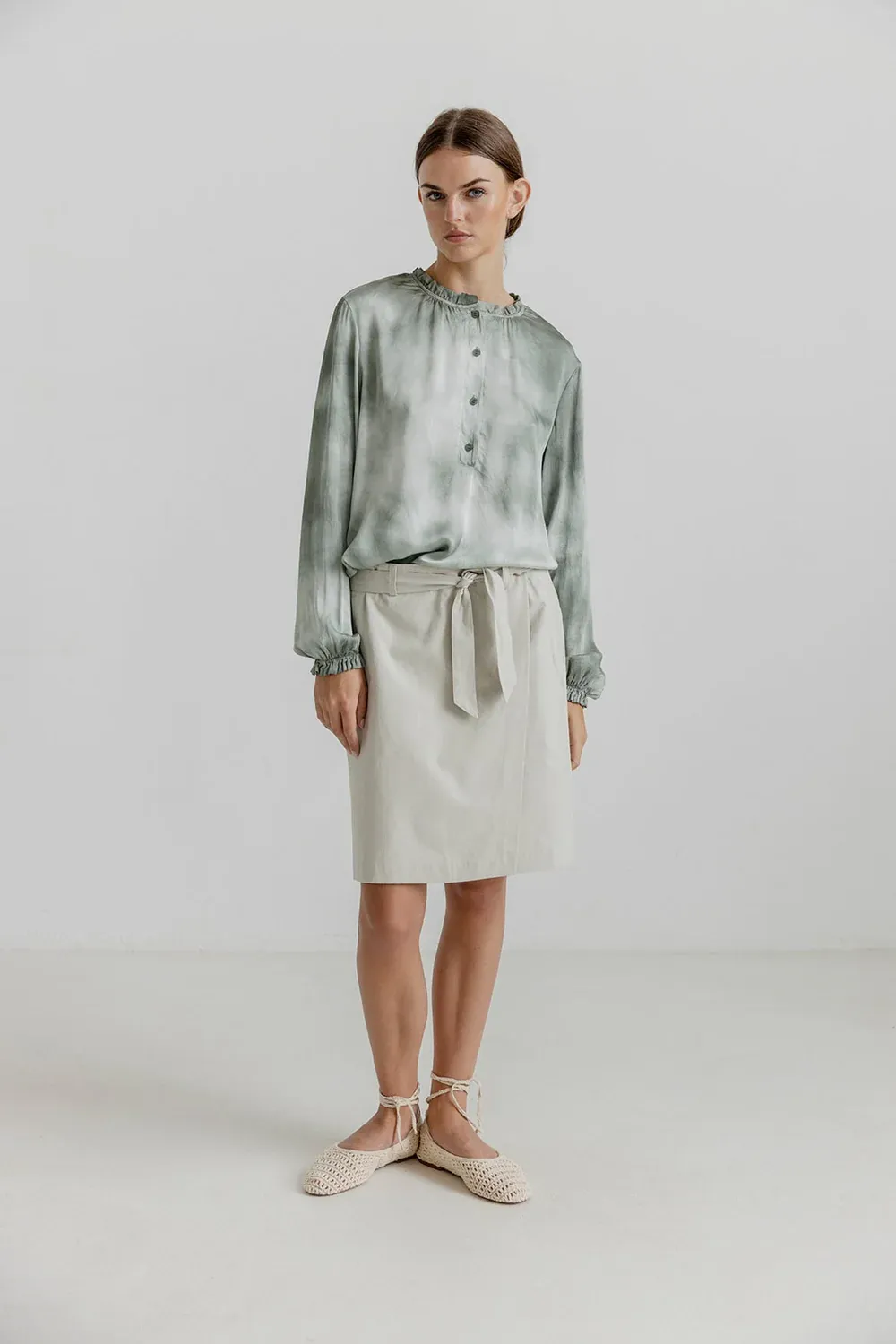 Project AJ117 Rosita Sage Blouse